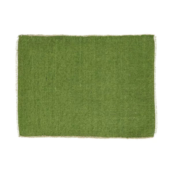 Mantel Individual Rustic Vert Set/2