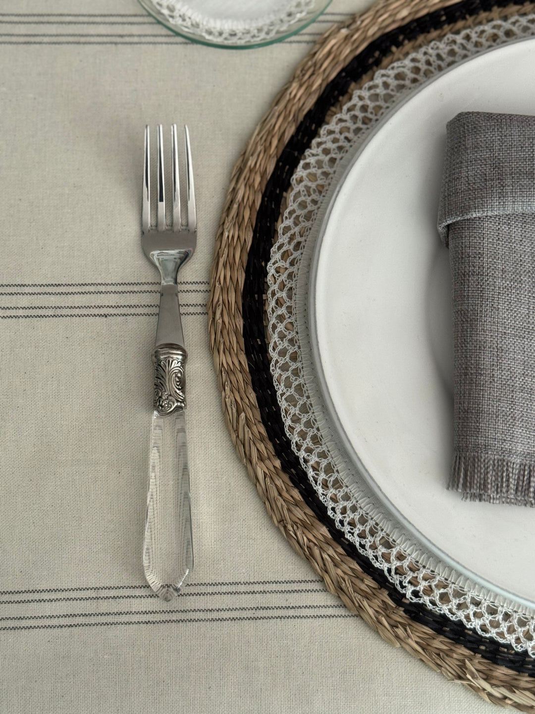 Mantel Resinado Grey Line