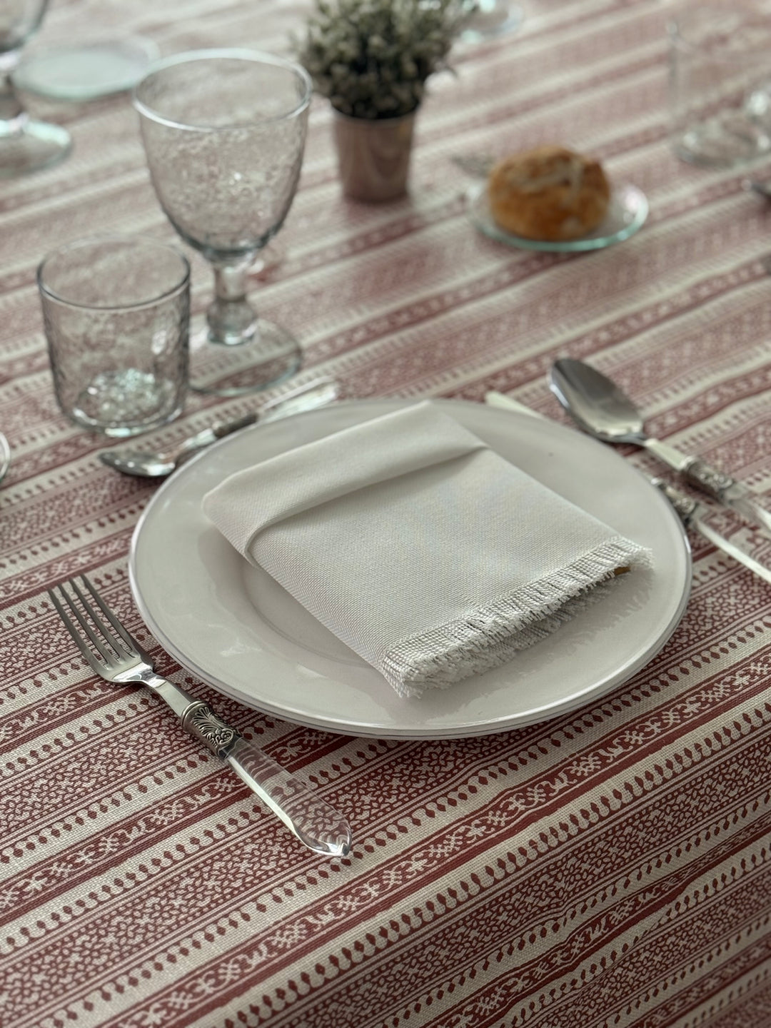 Mantel Resinado Normandie Rouge