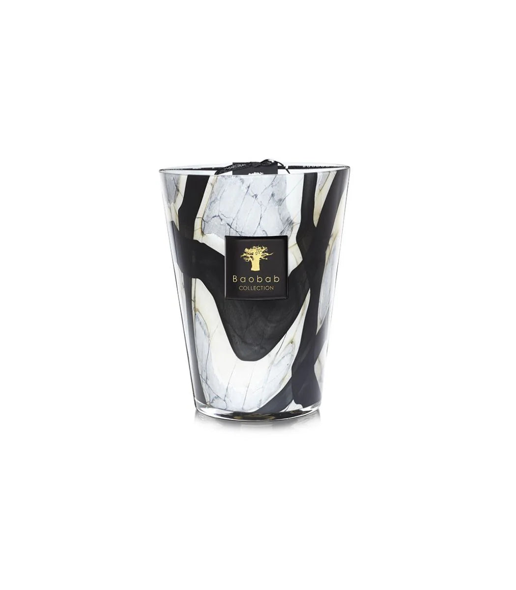 Large Marble Candle