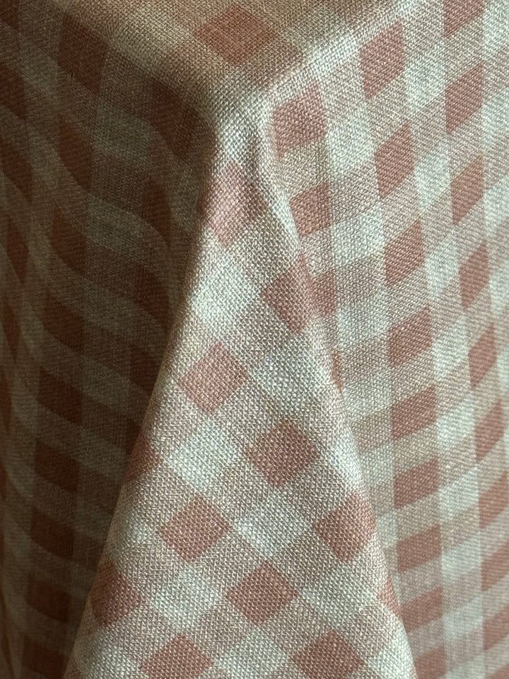 Mantel Resinado Vichy Rose