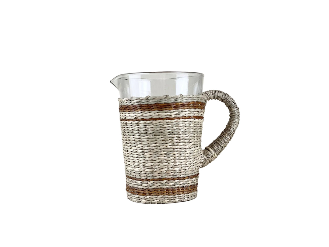 Jarra Seagrass Brown Stripe