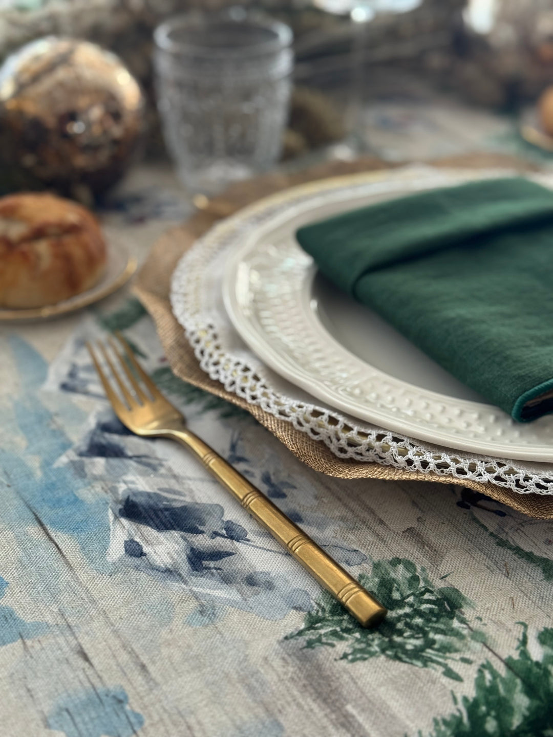 Mantel Estampado Mont Blanc