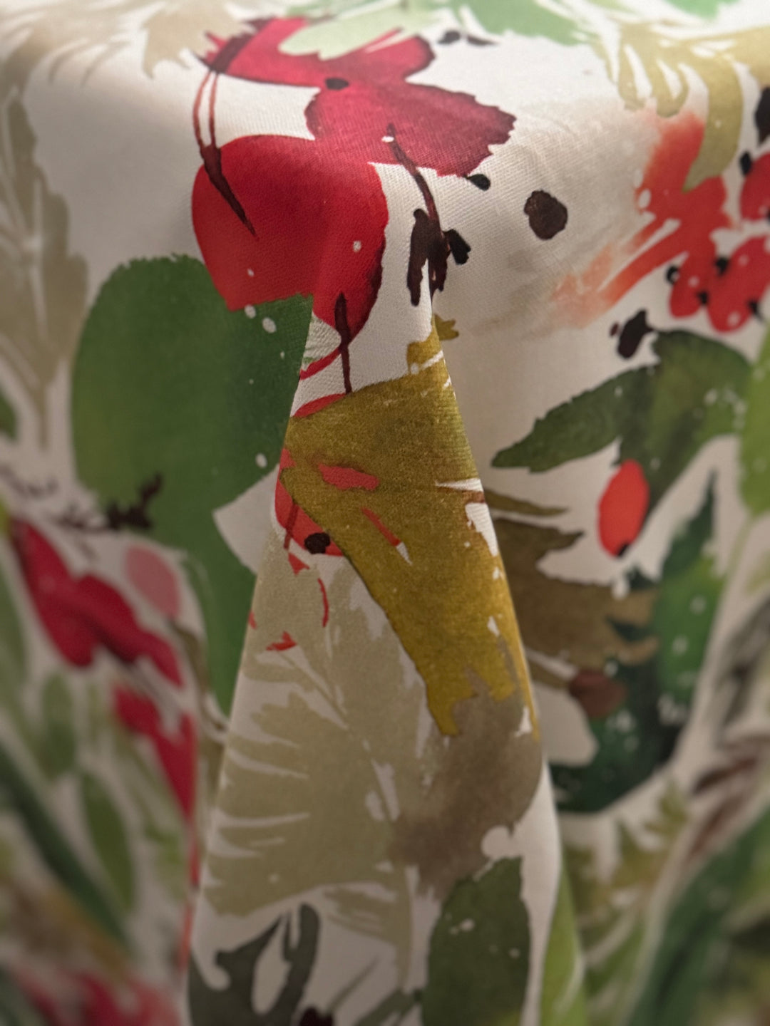 Mantel Estampado Fleurs d'Hiver