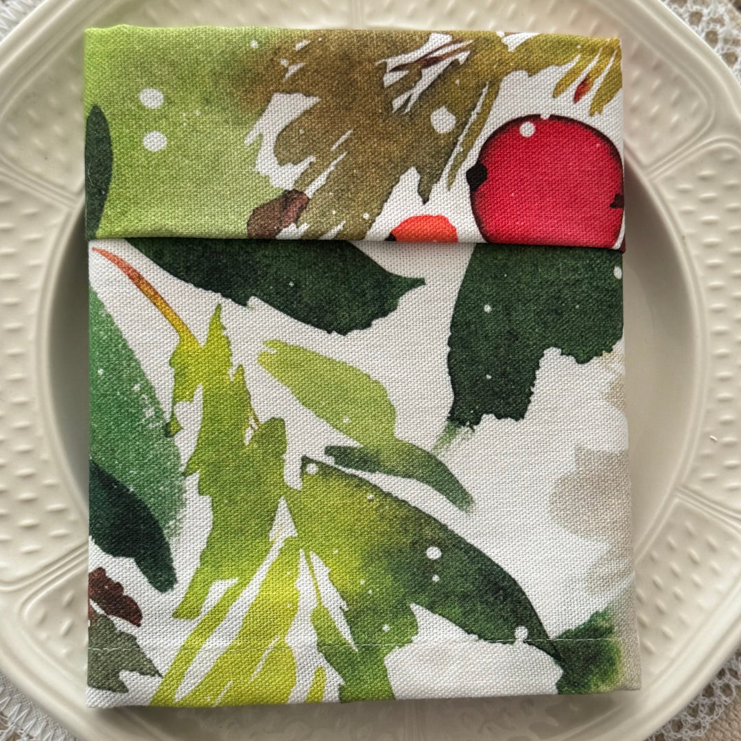 Servilleta de Algodón Estampado Jardín Vert