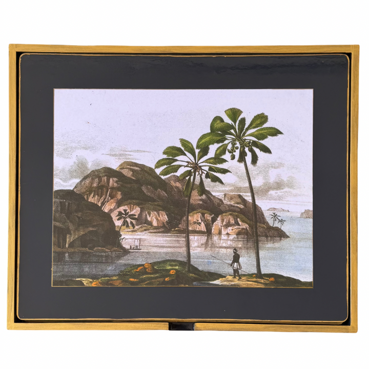 Parisian Medium Tray Stone / Gold