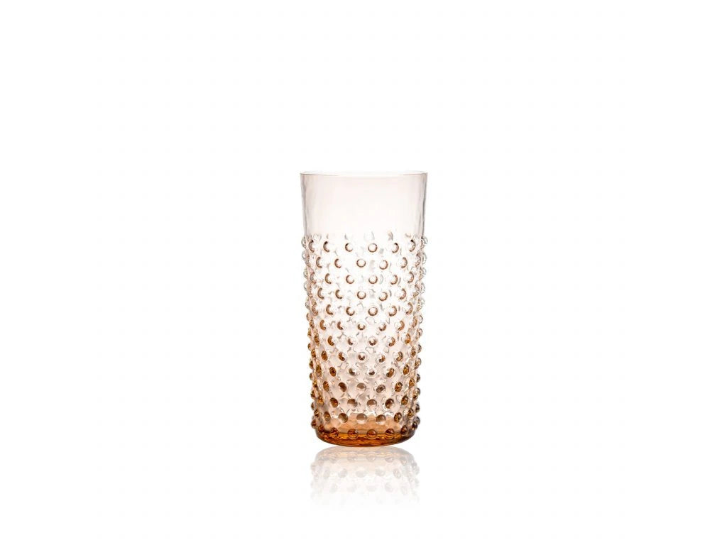 Vaso Refresco Bohemia Bronce Set/6