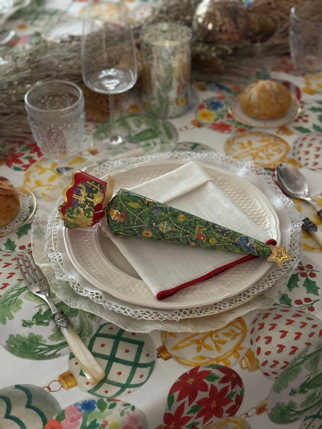 Mantel Estampado Noël a Paris