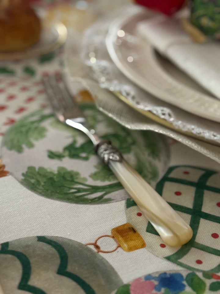 Mantel Estampado Noël a Paris