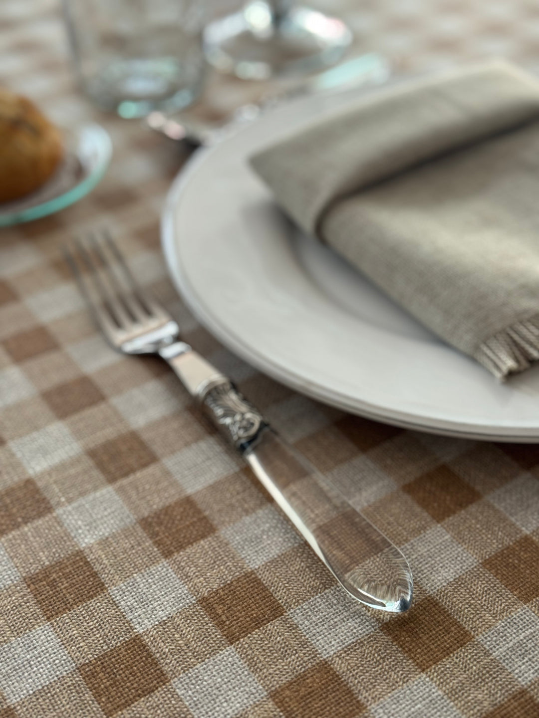 Mantel Resinado Vichy Gold