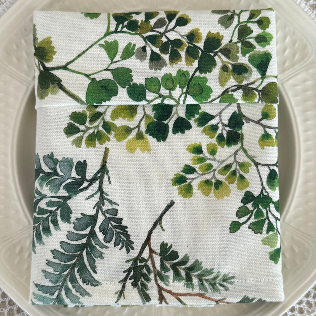 Serviette en Coton Imprimée Le Jardin Botanique du Roi