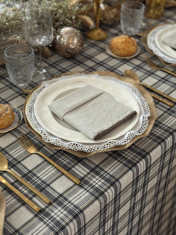 Mantel Estampado Cottage D'Hiver