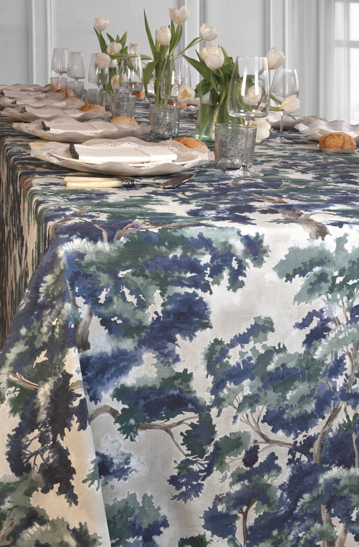 Mantel Estampado La Forêt Blue