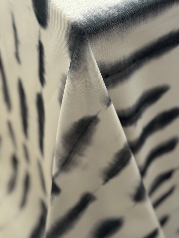 Nappe imprimée Aquarelle Noir