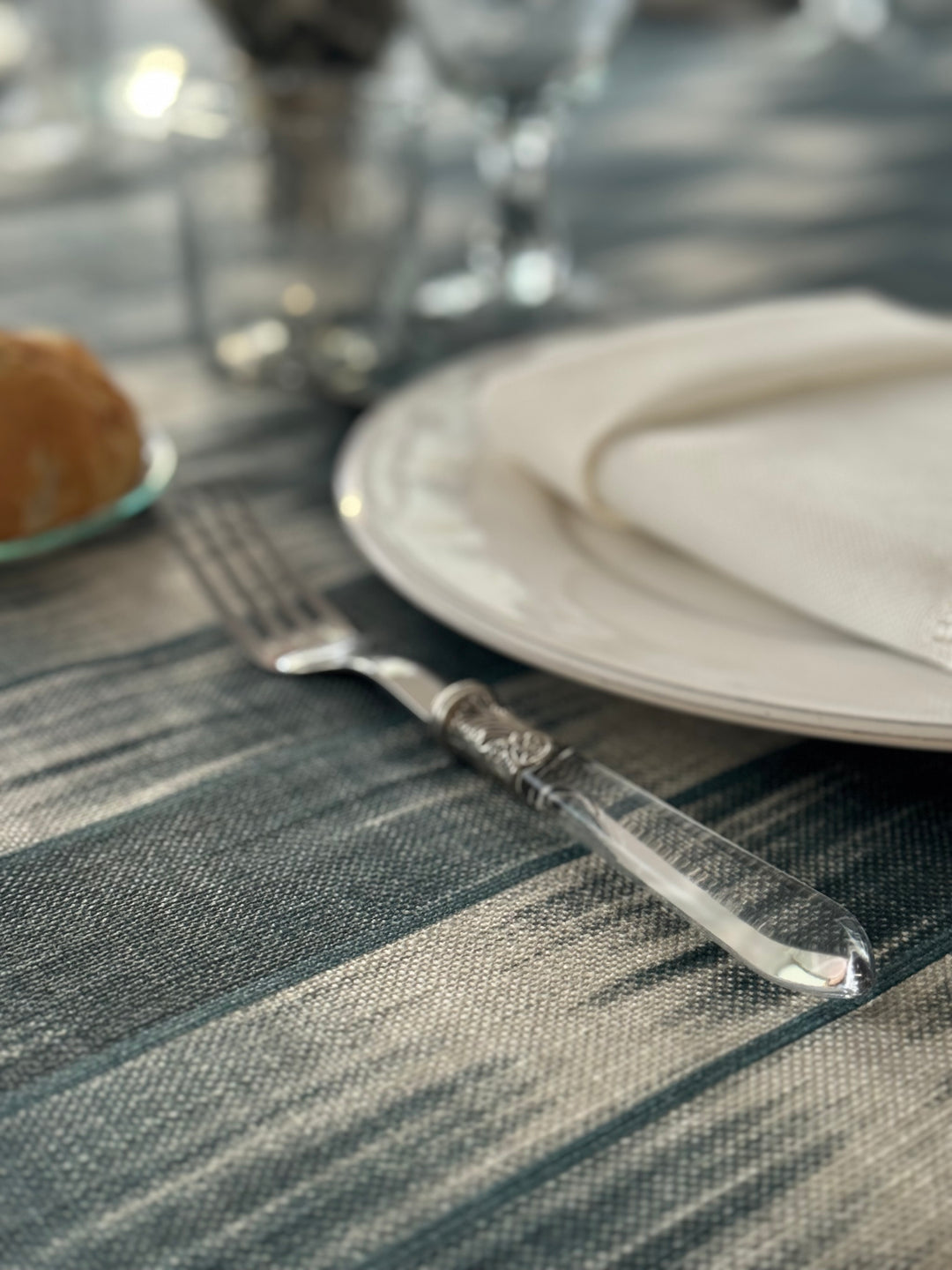 Mantel Resinado Biarritz Bleu