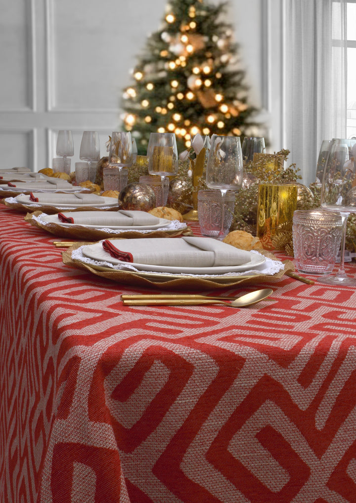 Mantel Rouge D'Hiver