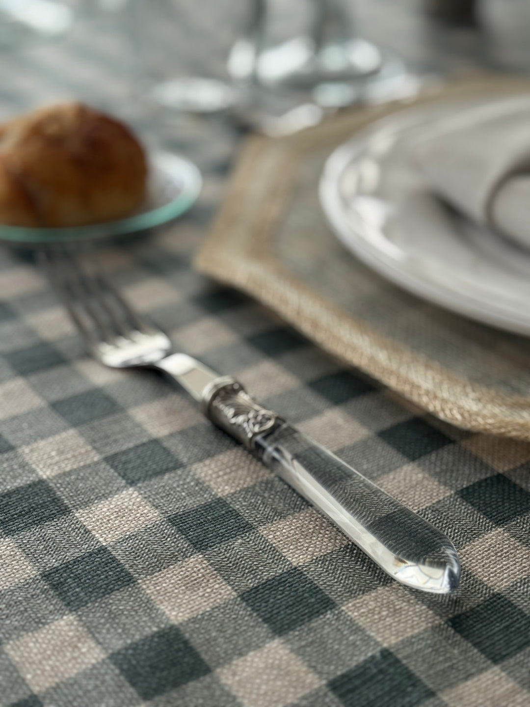 Mantel Resinado Vichy Petroleo