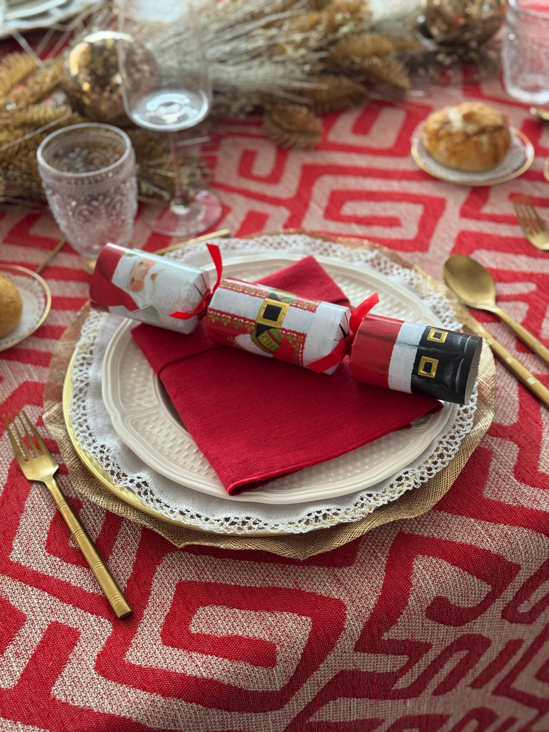 Mantel Rouge D'Hiver