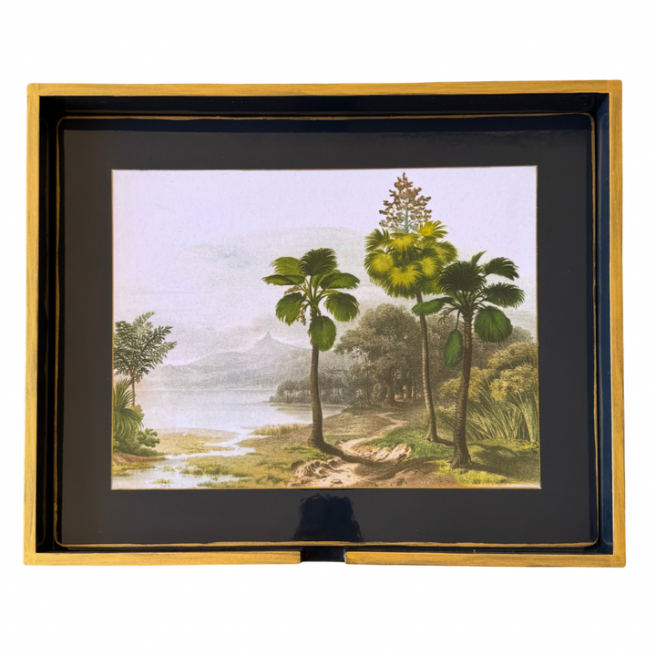 Parisian Medium Tray Stone / Gold