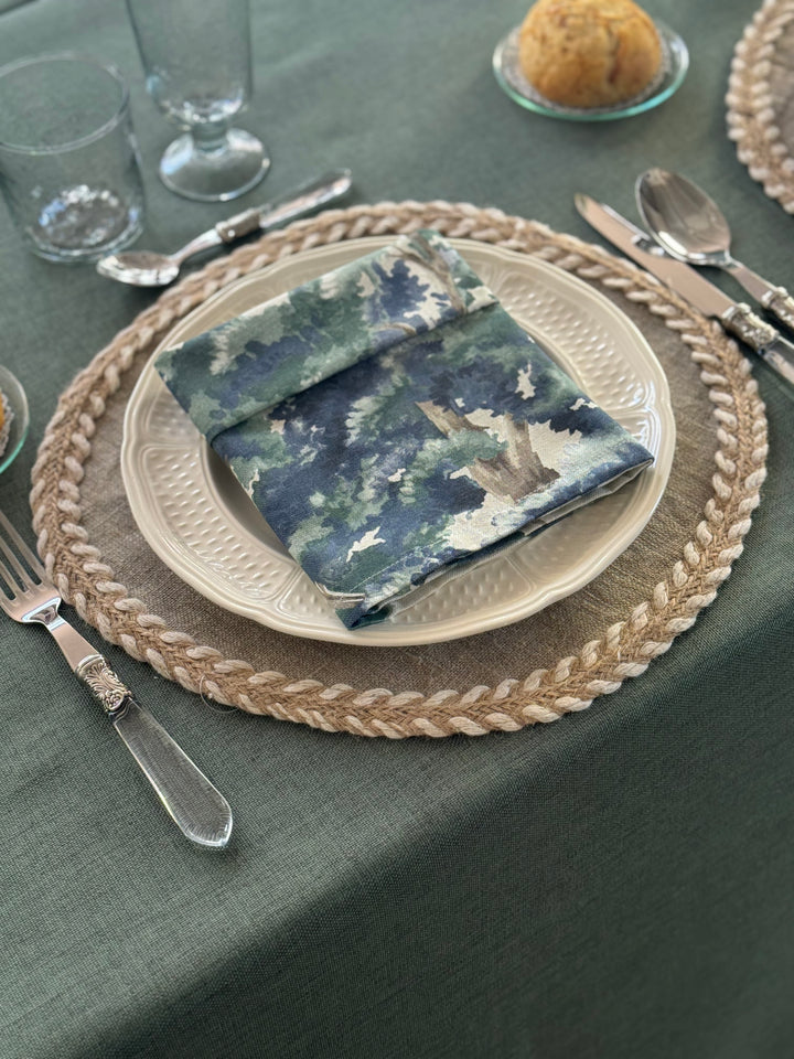 Mantel Kairo Verde Oscuro