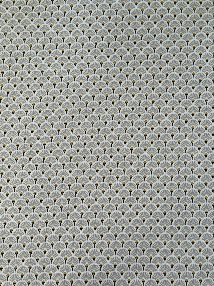 Mantel Estampado Voile Blanc