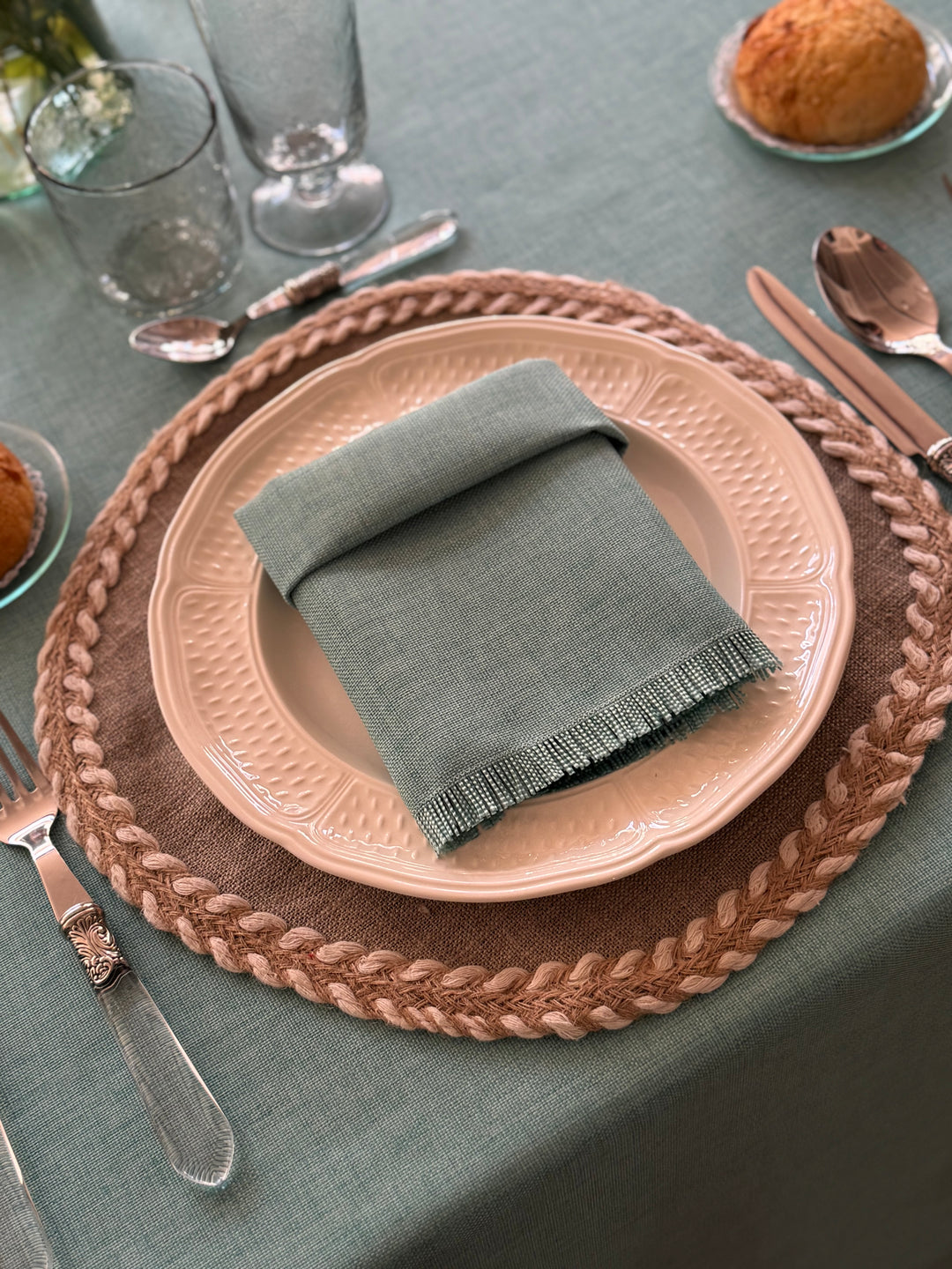 Mantel Kairo Turquesa