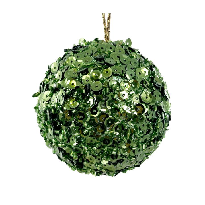 Bola de Navidad Étincelle Émeraude Mediana Set/4