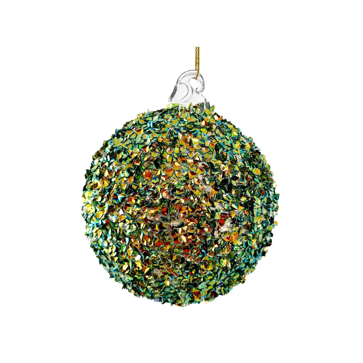 Bola de Navidad Brillance Vert & Or Pequeña Set/4