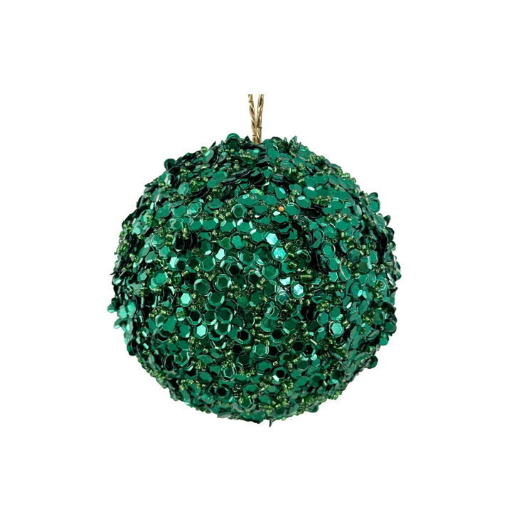 Bola de Navidad Étincelle Vert Forêt Pequeña Set/6