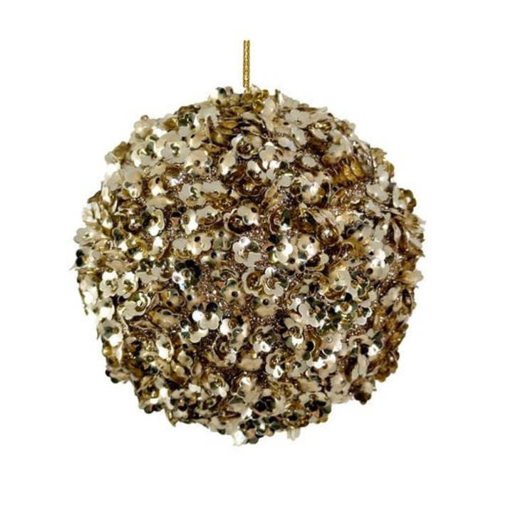 Bola de Navidad Dorada Mediana