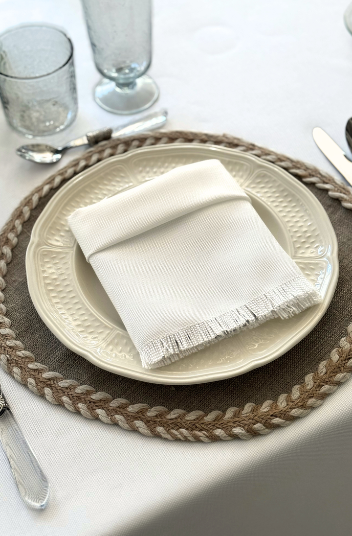 Tablecloth Kairo White
