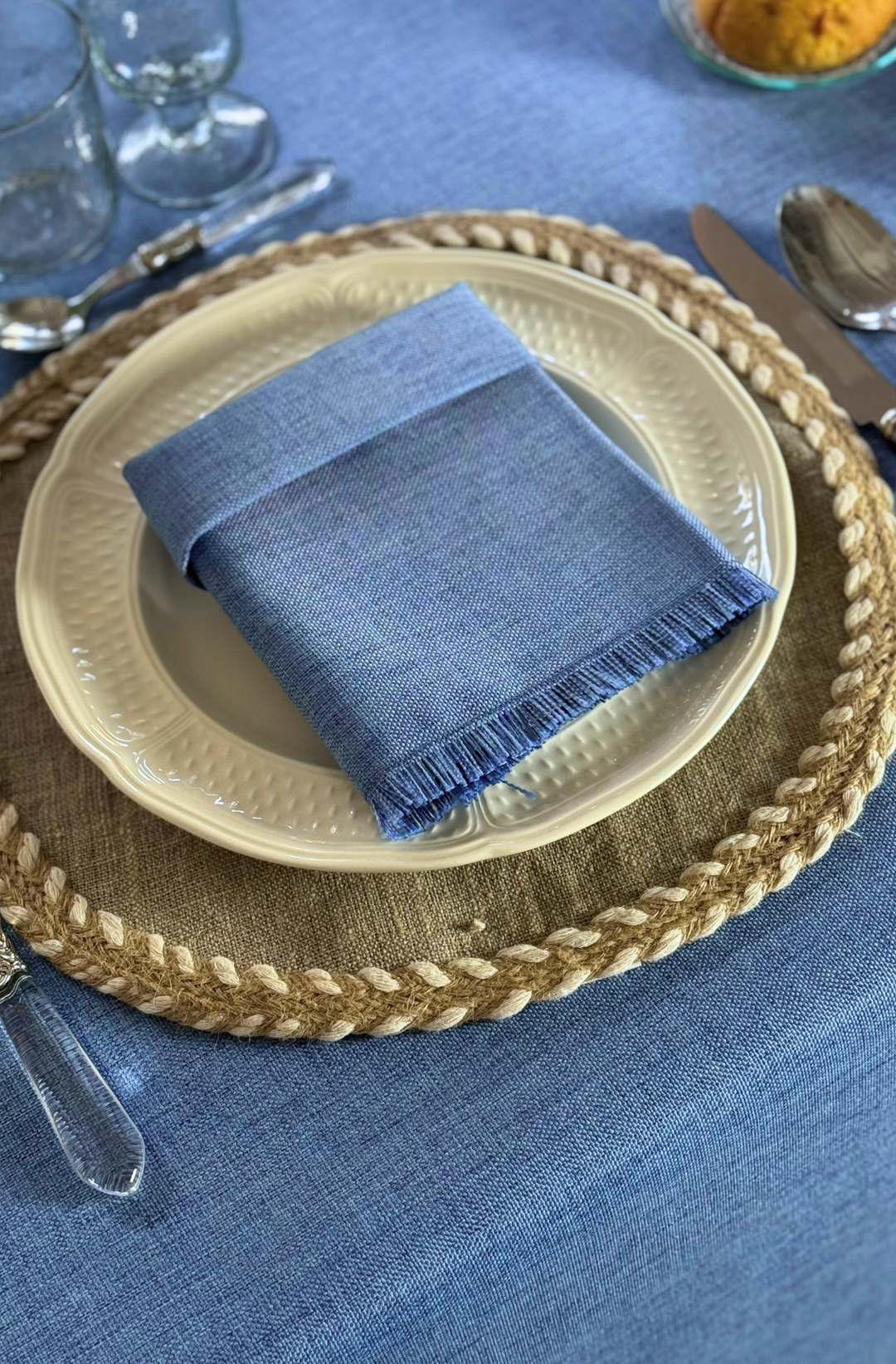 Nappe Kairo Bleu Clair