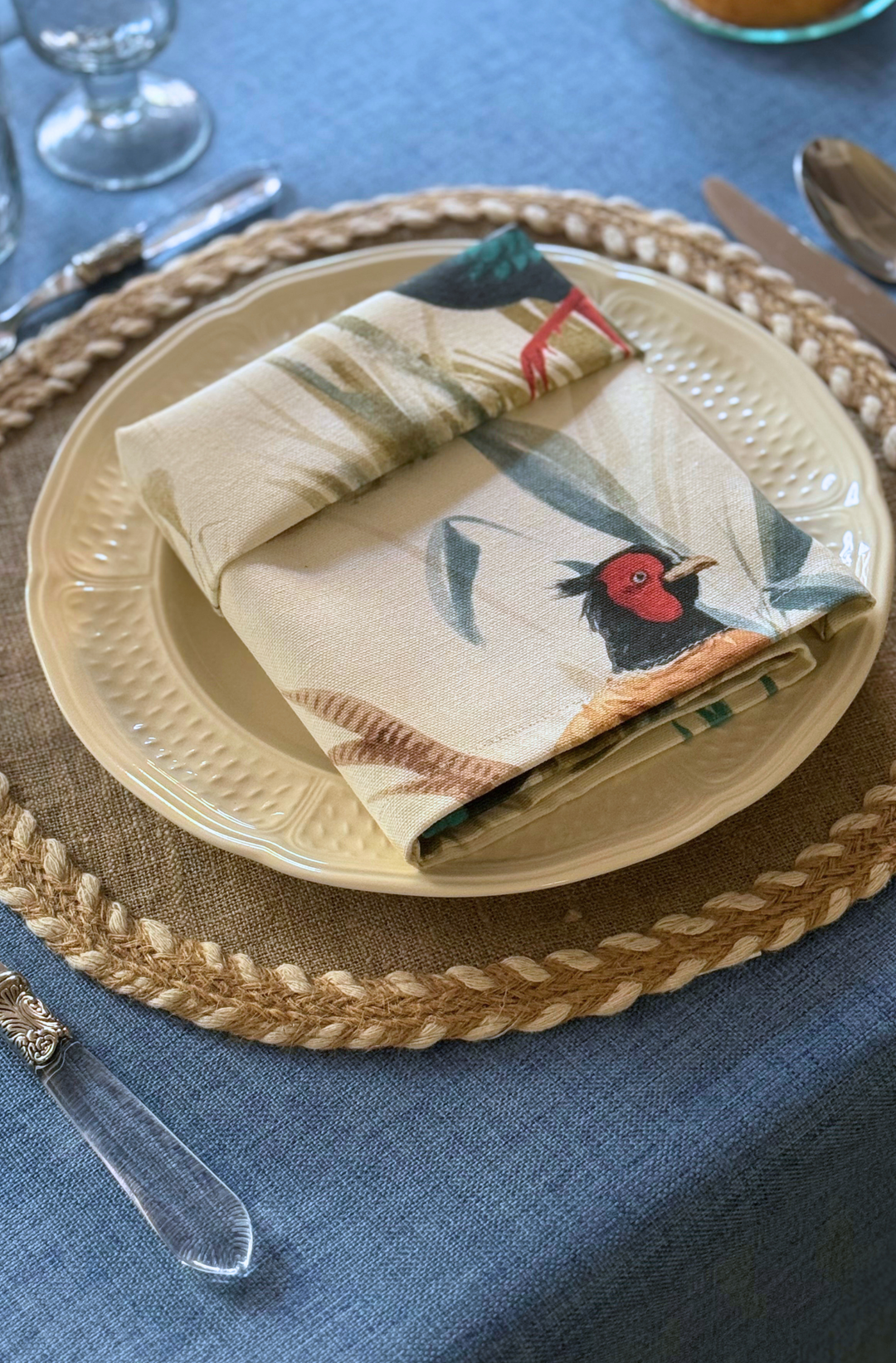 Nappe Kairo Bleu Clair