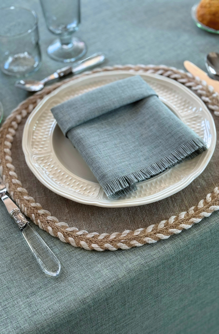 Kairo Water Green Tablecloth