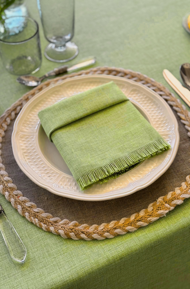 Kairo Pistachio Green Tablecloth