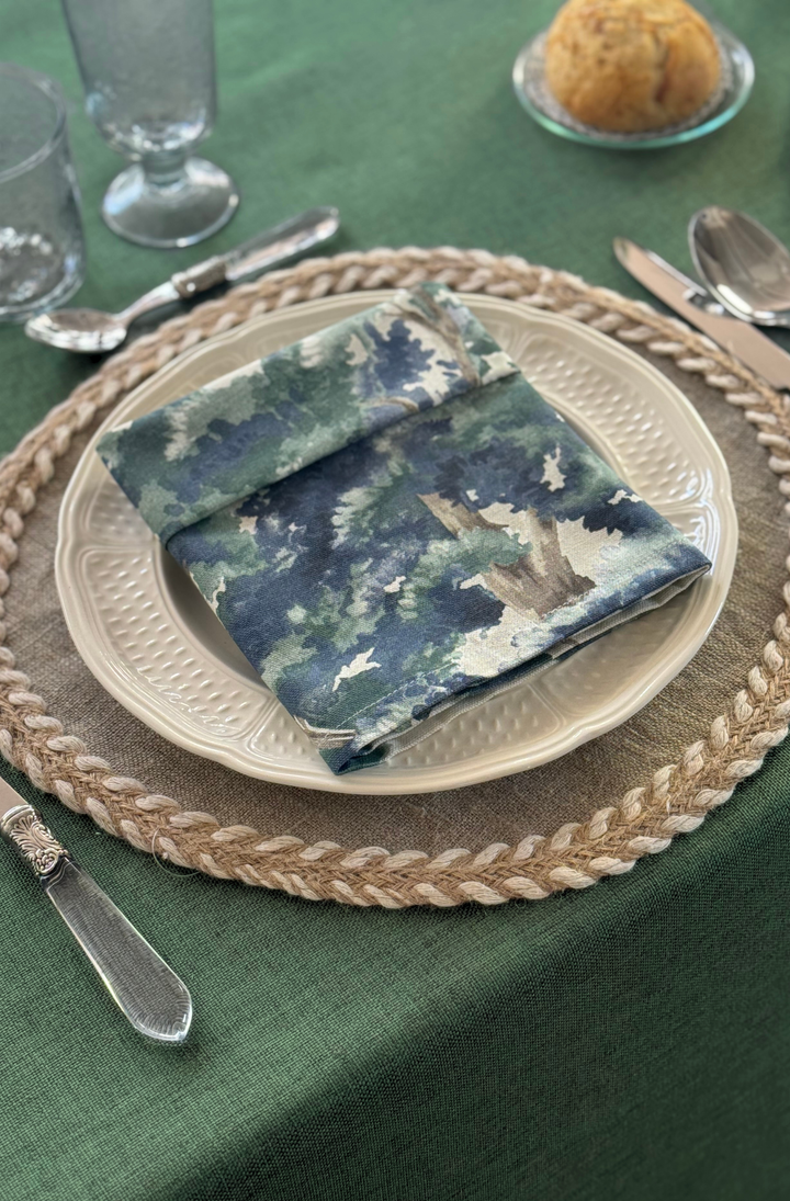 Kairo Dark Green Tablecloth