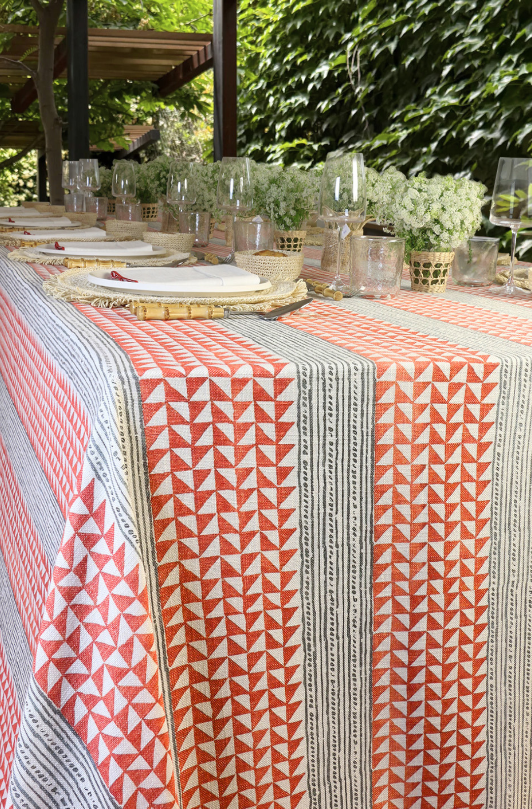 Riad Printed Tablecloth 