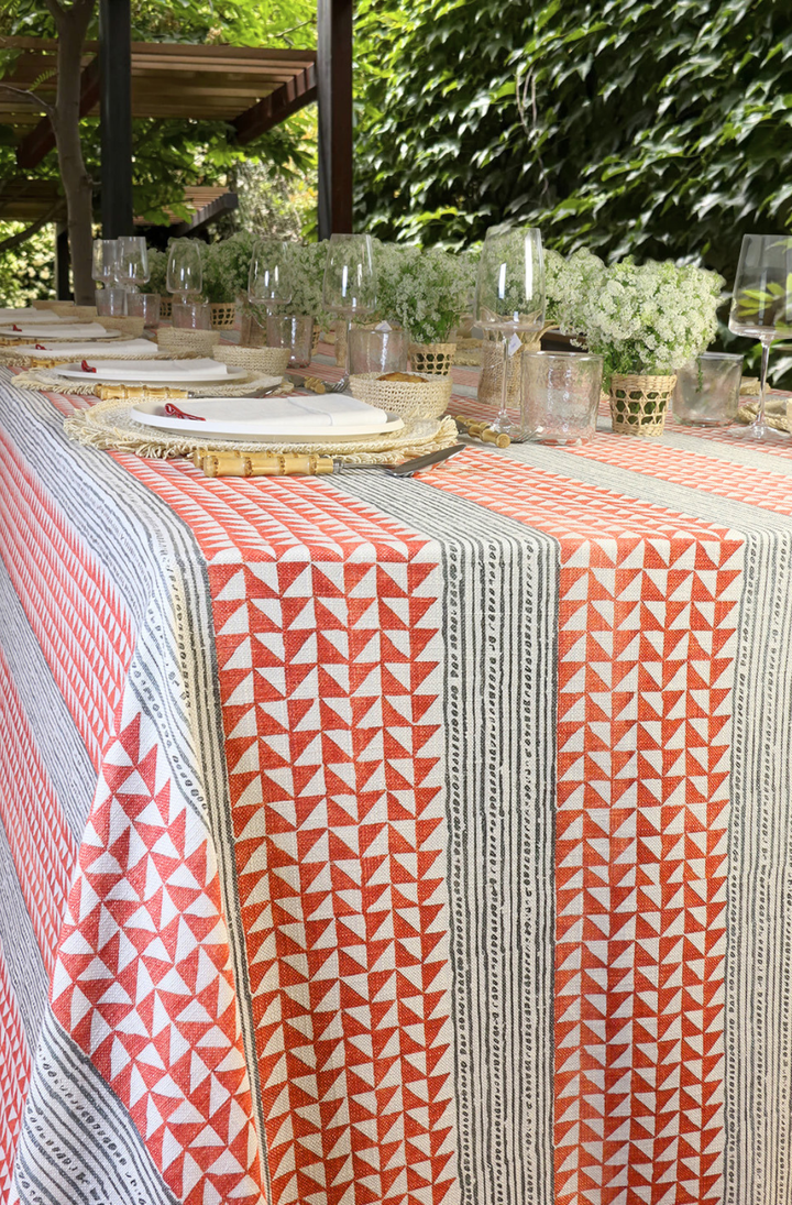 Riad Printed Tablecloth 