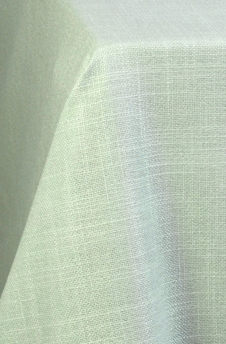 Mantel Resinado Lino Verde Mint
