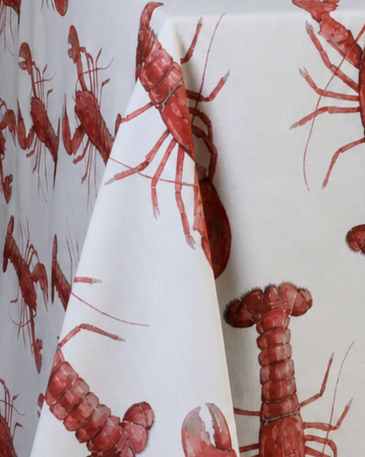 Nappe imprimée Saint Tropez Rouge