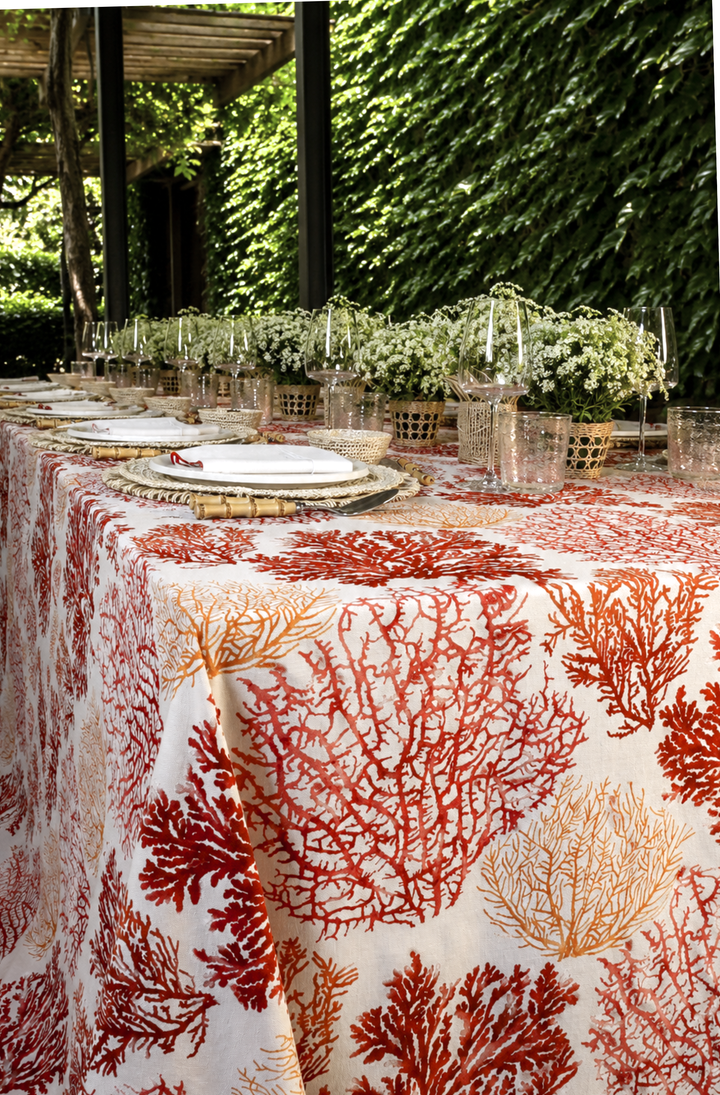Mantel Estampado Corail Rouge