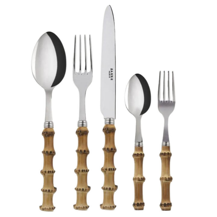Cubertería Bambú Set/30 Piezas