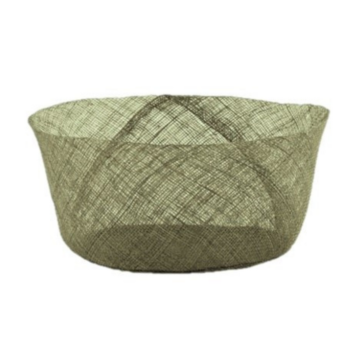 Panera de Rafia Grande Verde