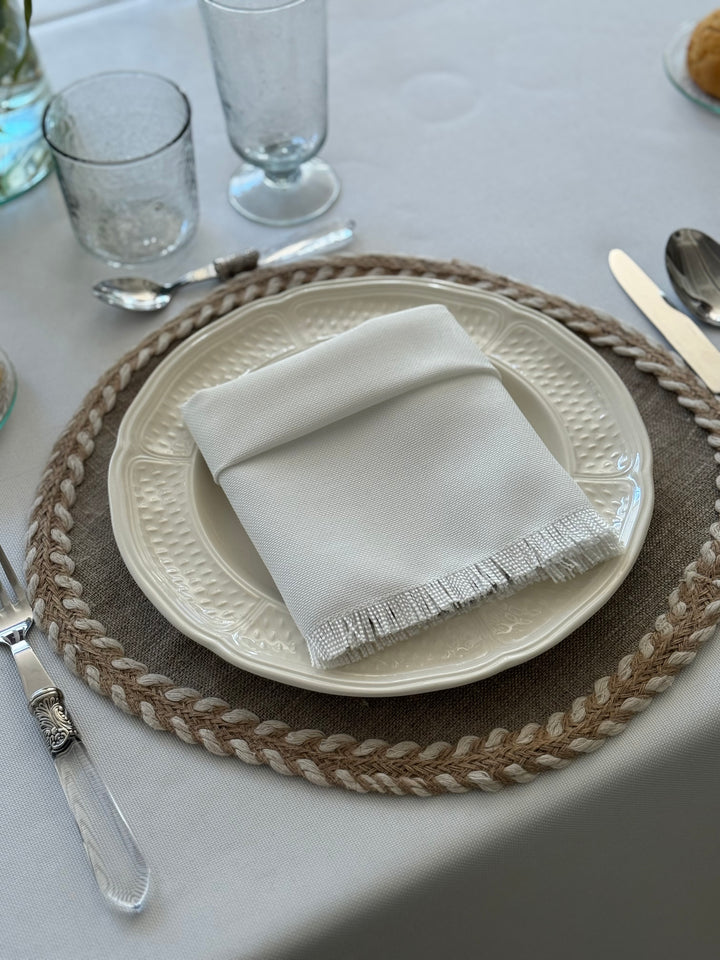 Tablecloth Kairo White