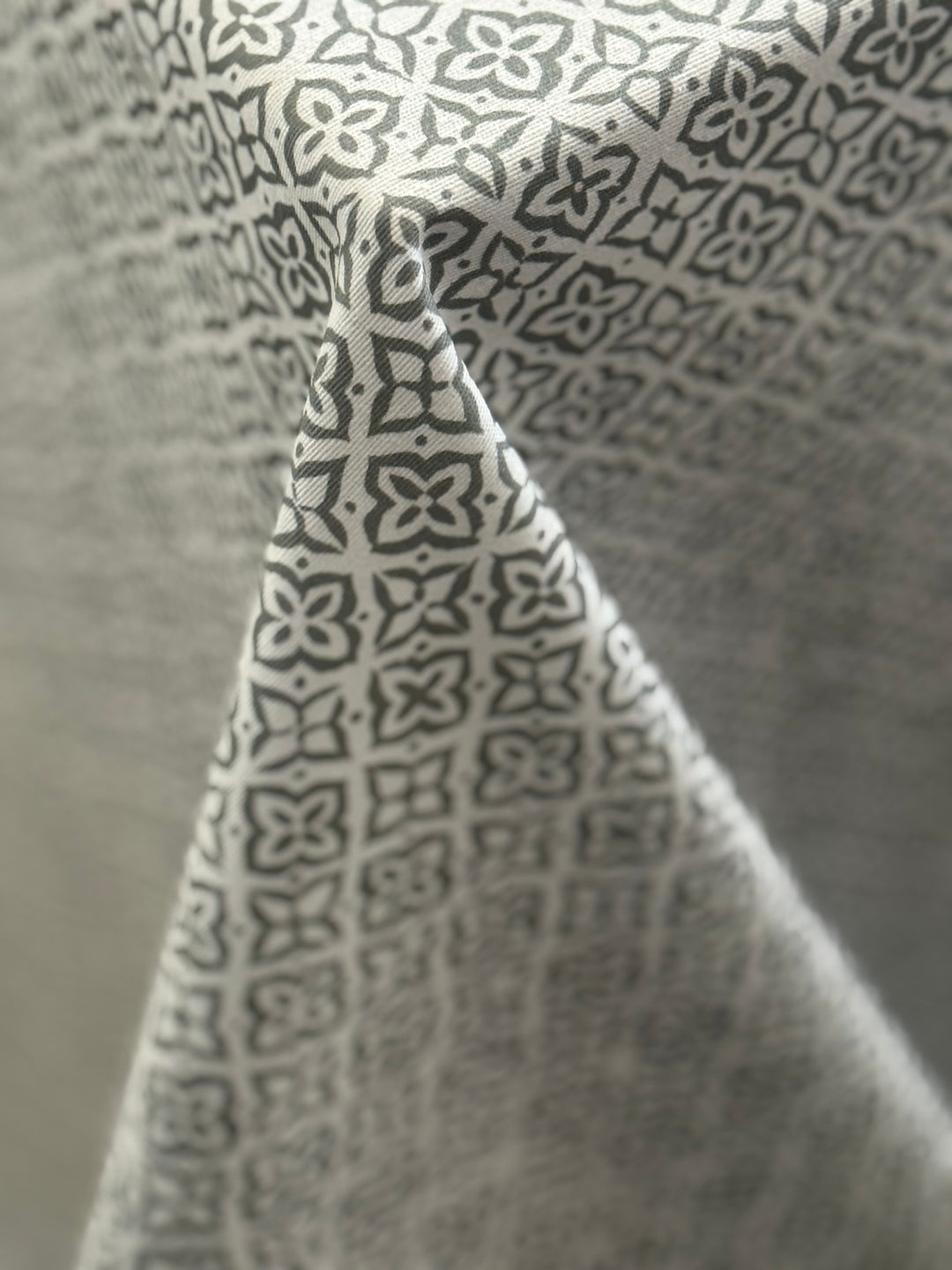 Nappe enduite Ric Rac Grise