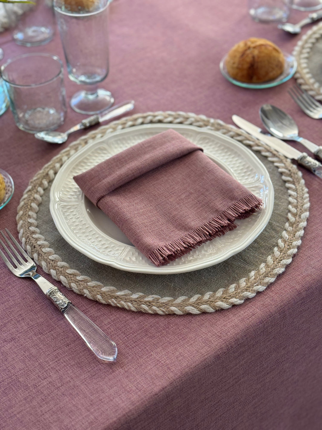 Mantel Kairo Rosa Palo