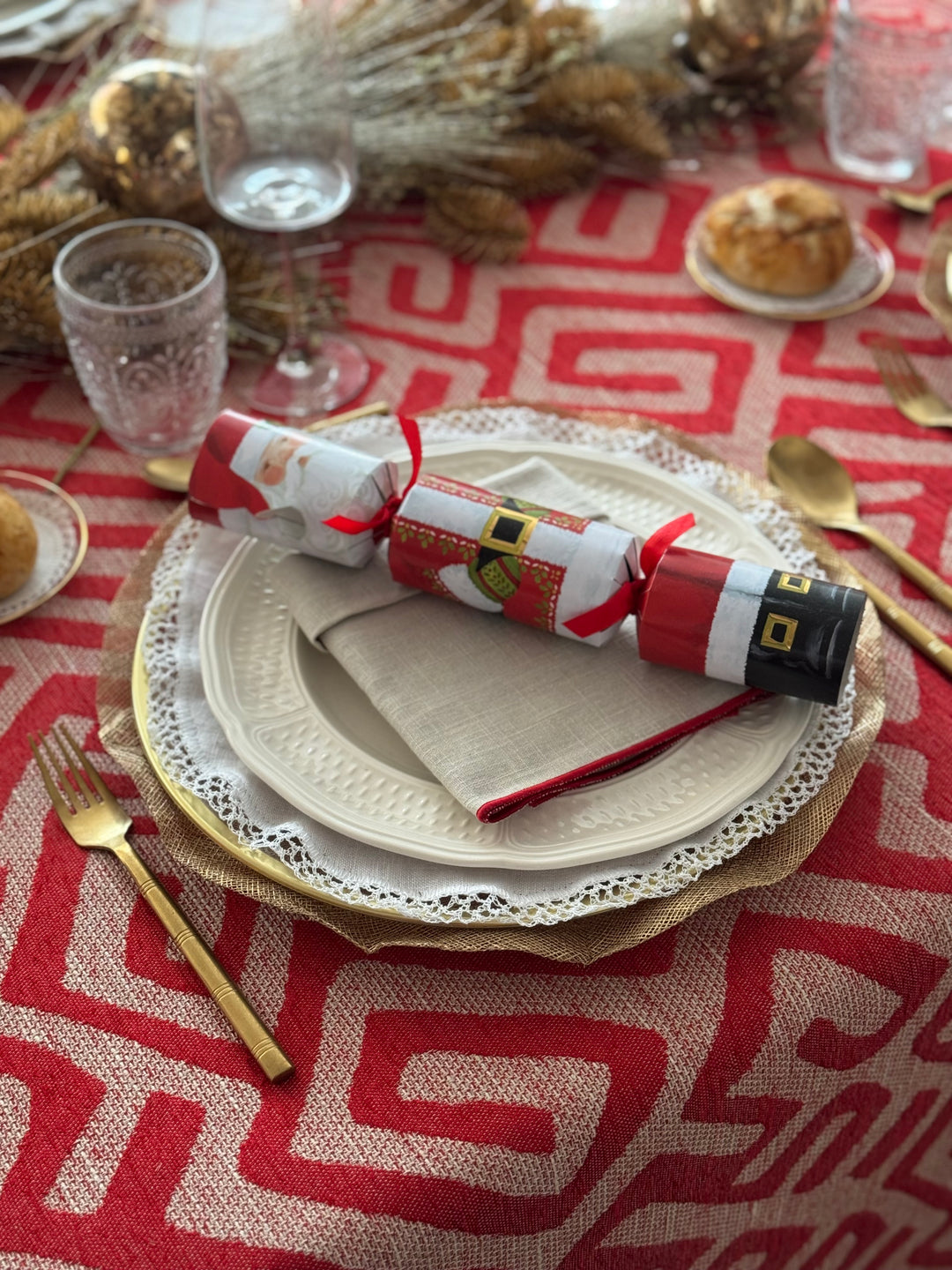 Mantel Rouge D'Hiver