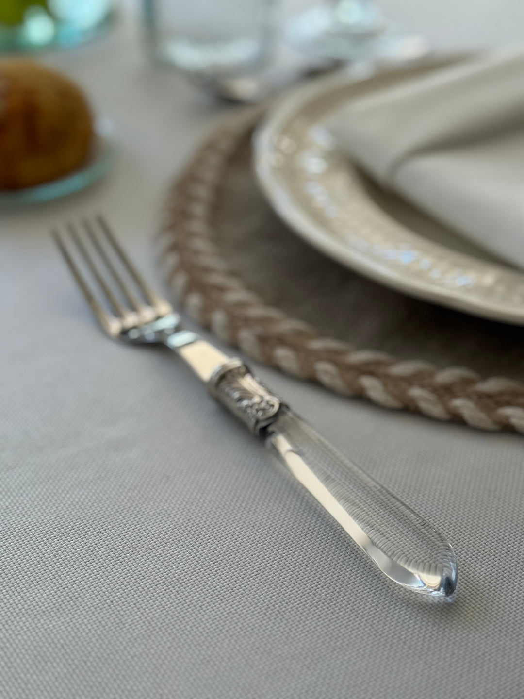 Tablecloth Kairo White