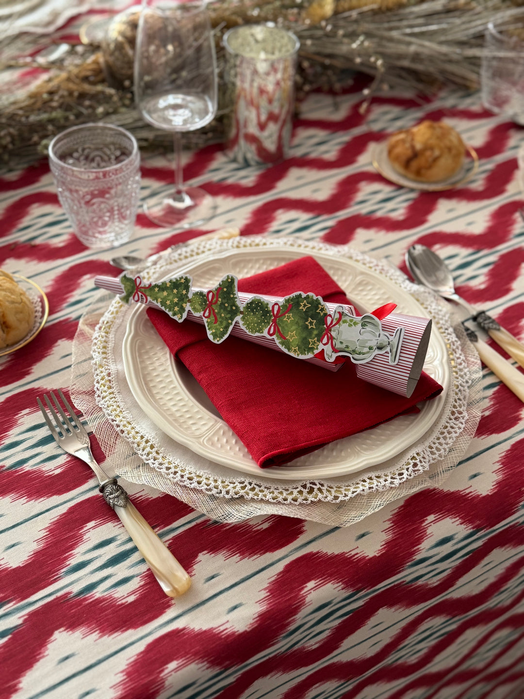 Mantel Estampado Chateau Noel