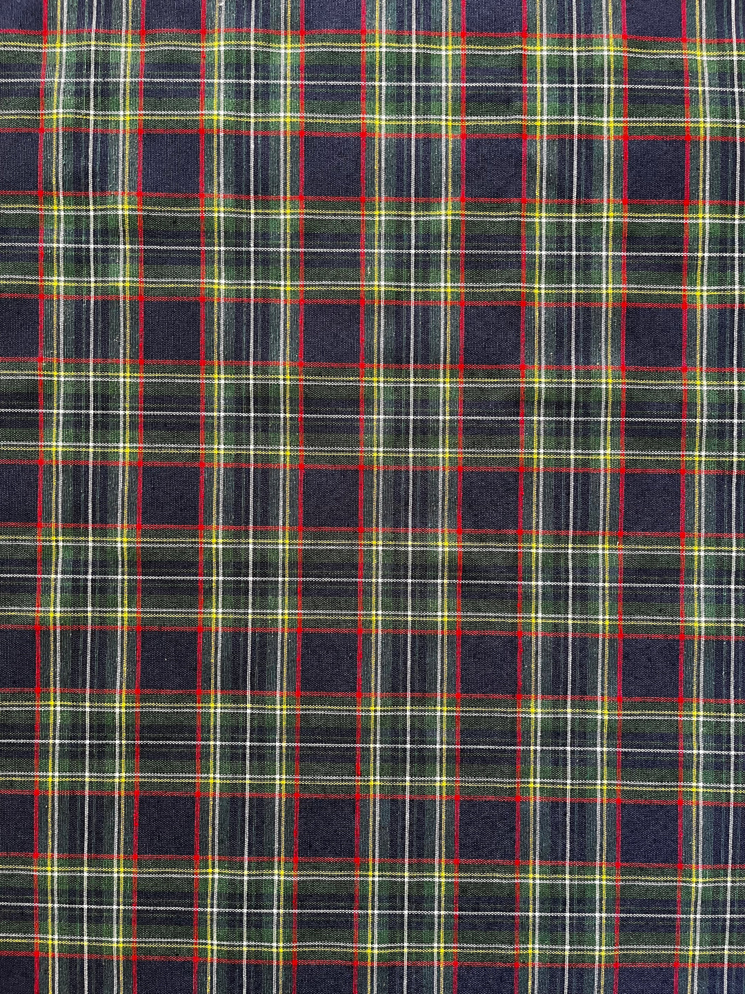 Mantel Bleu Tartan